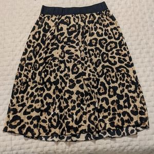 Leopard Print Skirt